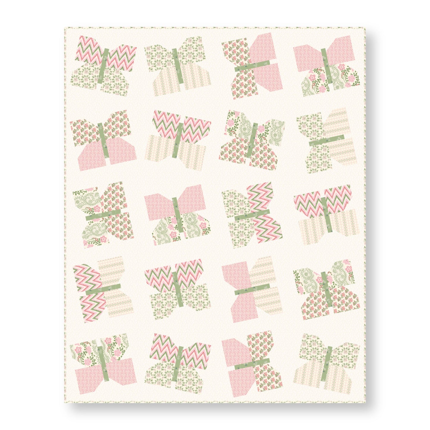 Flowering Lace - Blue - Summer Garden - House Of Haricot - Cloud 9 Fabrics - Poplin - Simplifi Fabric