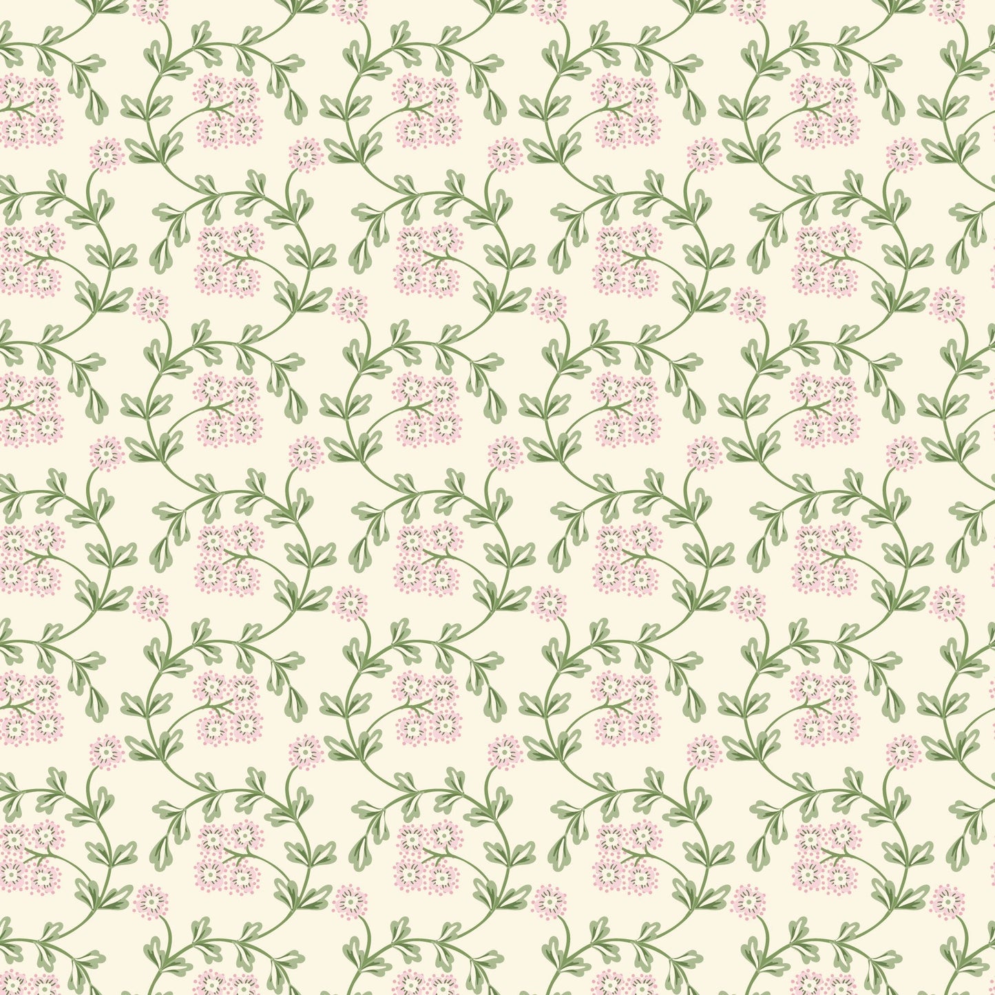 Flowering Lace - Pink - Summer Garden - House Of Haricot - Cloud 9 Fabrics - Poplin - Simplifi Fabric