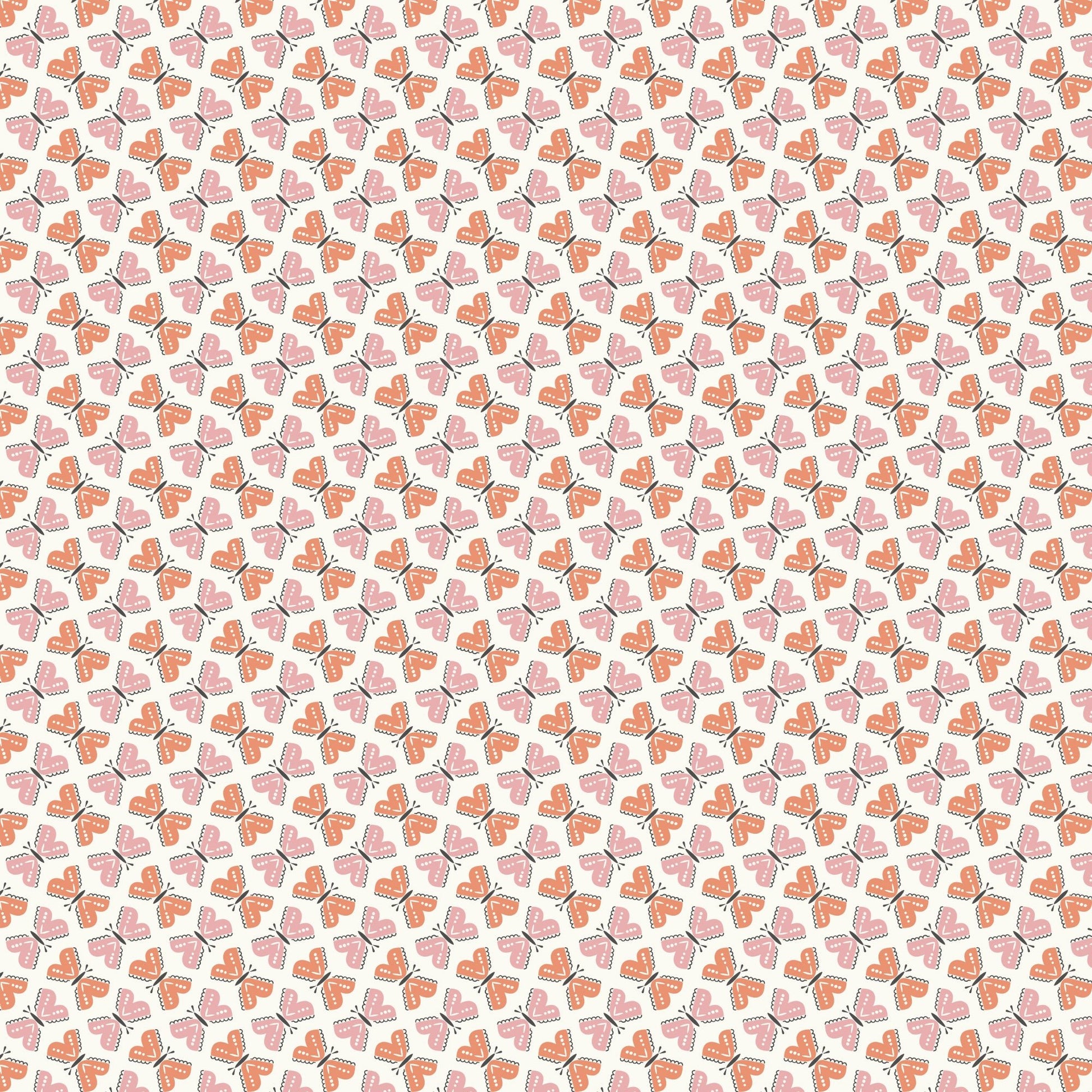 Flutter By - Carnation - Little Bo - Kimberly Morgan - Cloud 9 Fabrics - Poplin - Simplifi Fabric