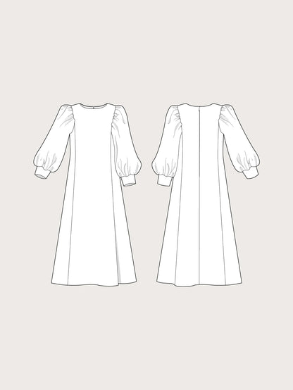 Flutter Sleeve Dress Pattern - The Assembly Line - Simplifi Fabric