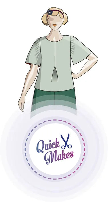 Quick Makes Frill Sleeve Top - Paper Sewing Pattern - Sew Different