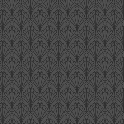 Garden Gate - Ebony - Twilight Reverie - Lisee Ree Designs - Cloud 9 Fabrics - Poplin - Simplifi Fabric
