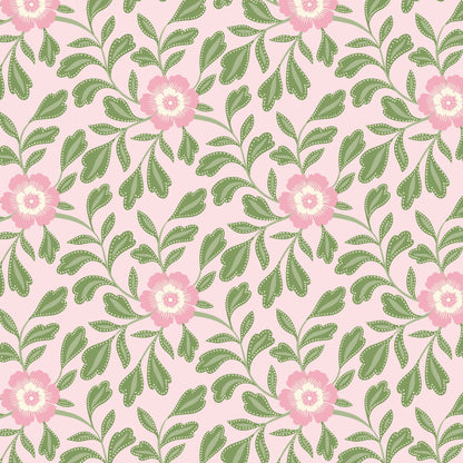 Garden Whispers - Pink - Summer Garden - House Of Haricot - Cloud 9 Fabrics - Poplin - Simplifi Fabric