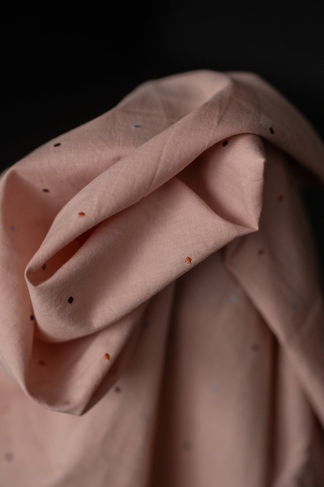 Gemini Spot Embroidered Indian Cotton - Merchant & Mills - Simplifi Fabric