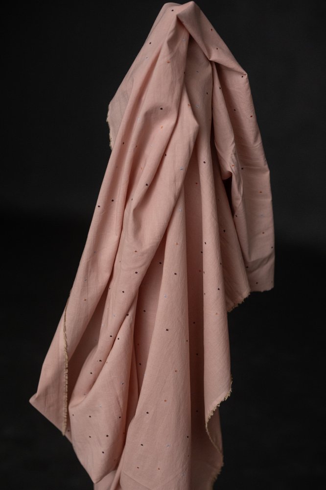 Gemini Spot Embroidered Indian Cotton - Merchant & Mills - Simplifi Fabric