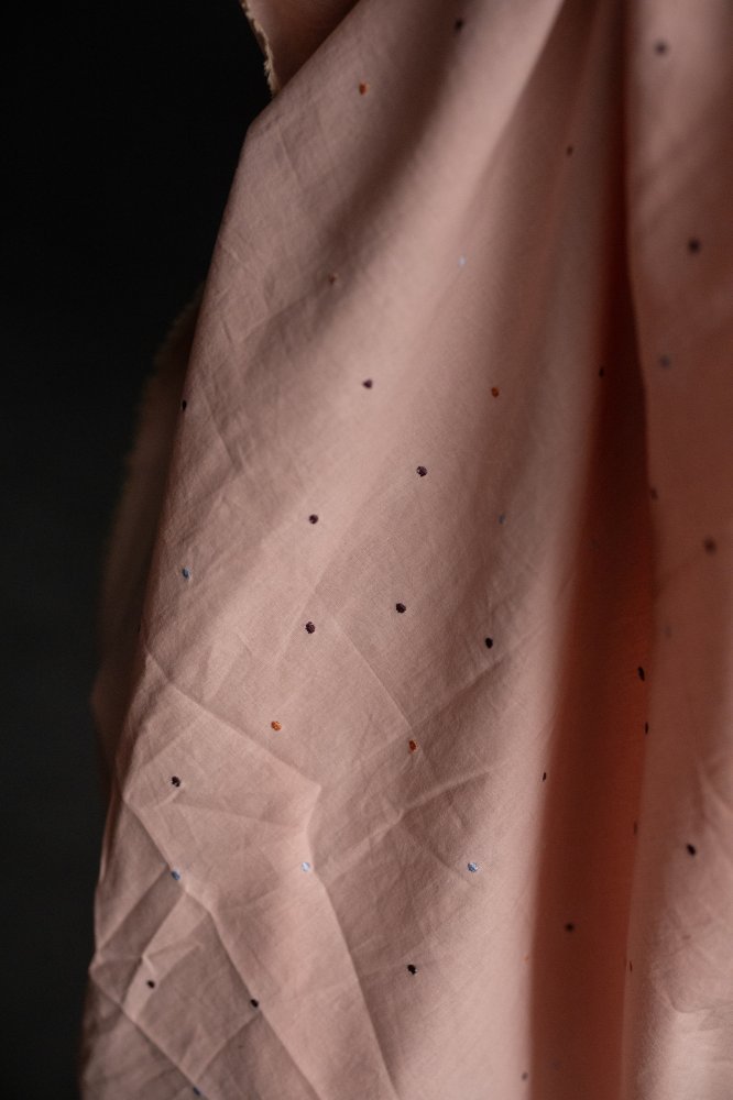 Gemini Spot Embroidered Indian Cotton - Merchant & Mills - Simplifi Fabric
