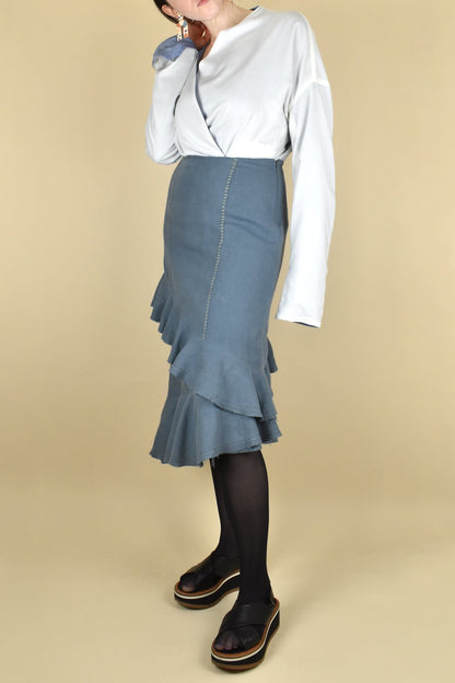 Gone Rogue Skirt Paper Sewing Pattern - Izzie - Simplifi Fabric