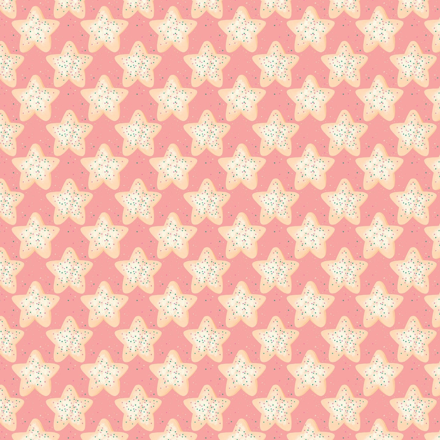 Grandmas Sugar Cookies - Bright Holiday - Charla Pettingill - Cloud 9 Fabrics - Poplin - Simplifi Fabric