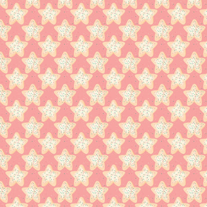 Grandmas Sugar Cookies - Bright Holiday - Charla Pettingill - Cloud 9 Fabrics - Poplin - Simplifi Fabric