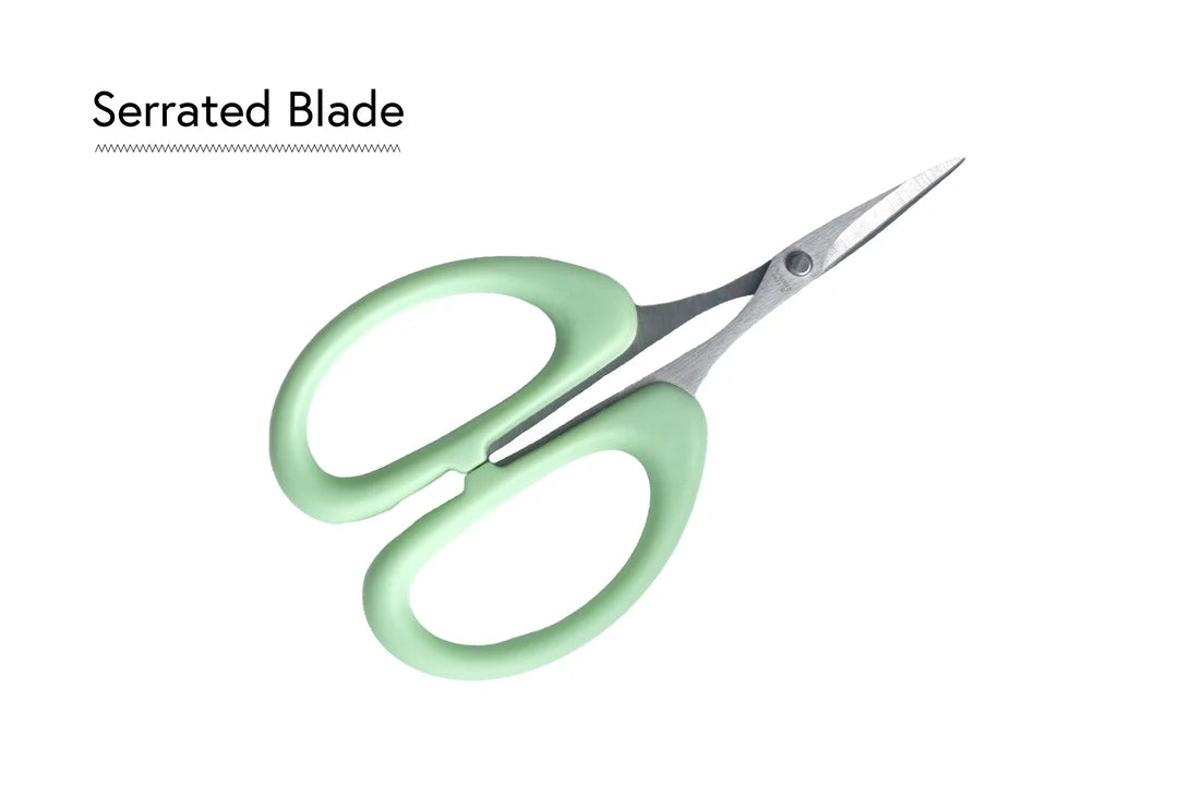 Bloom Series 4" Soft-Handled Scissors - Green - LDH Scissors