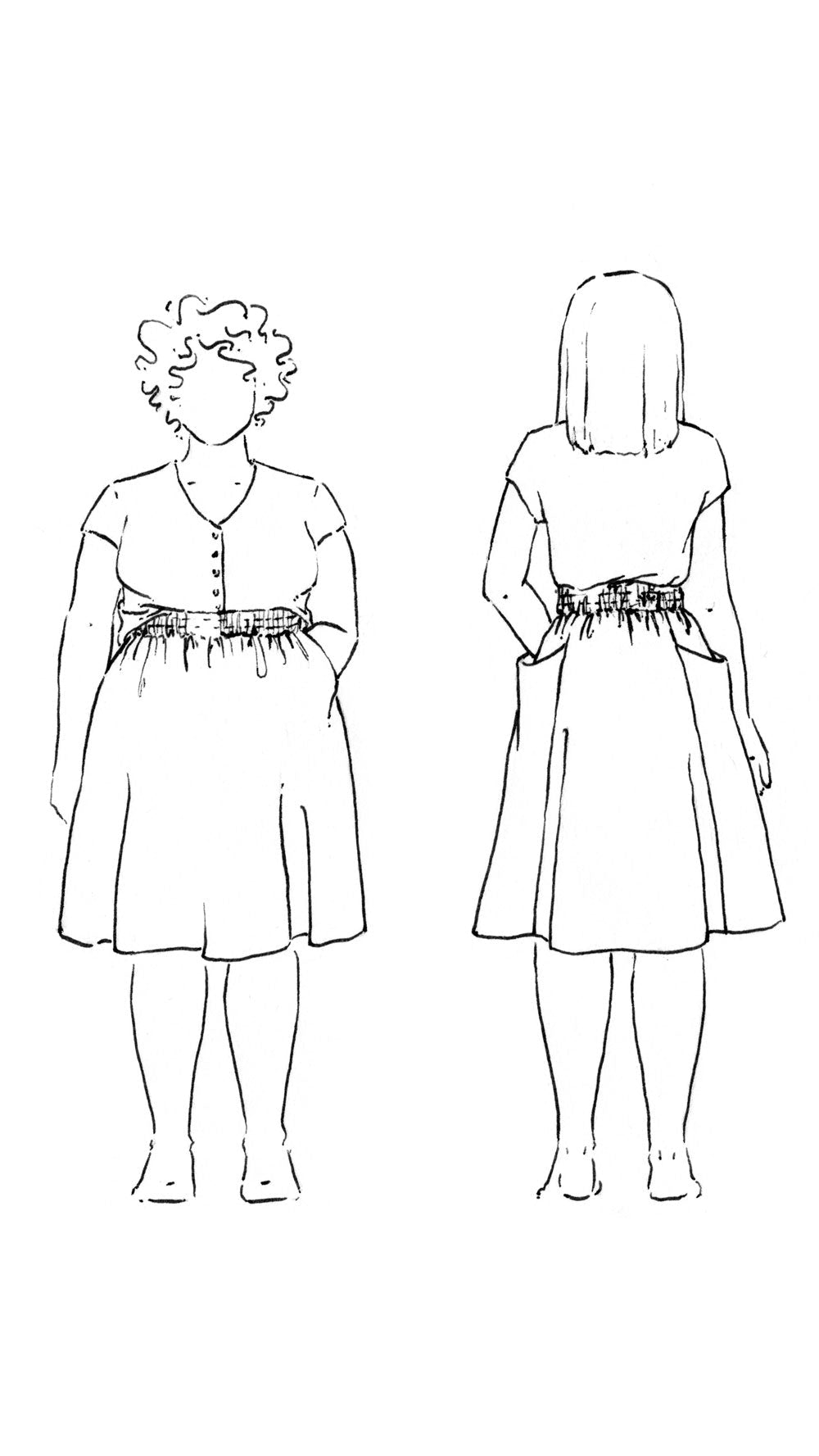 Gypsum Skirt Paper Pattern - Sew Liberated - Simplifi Fabric