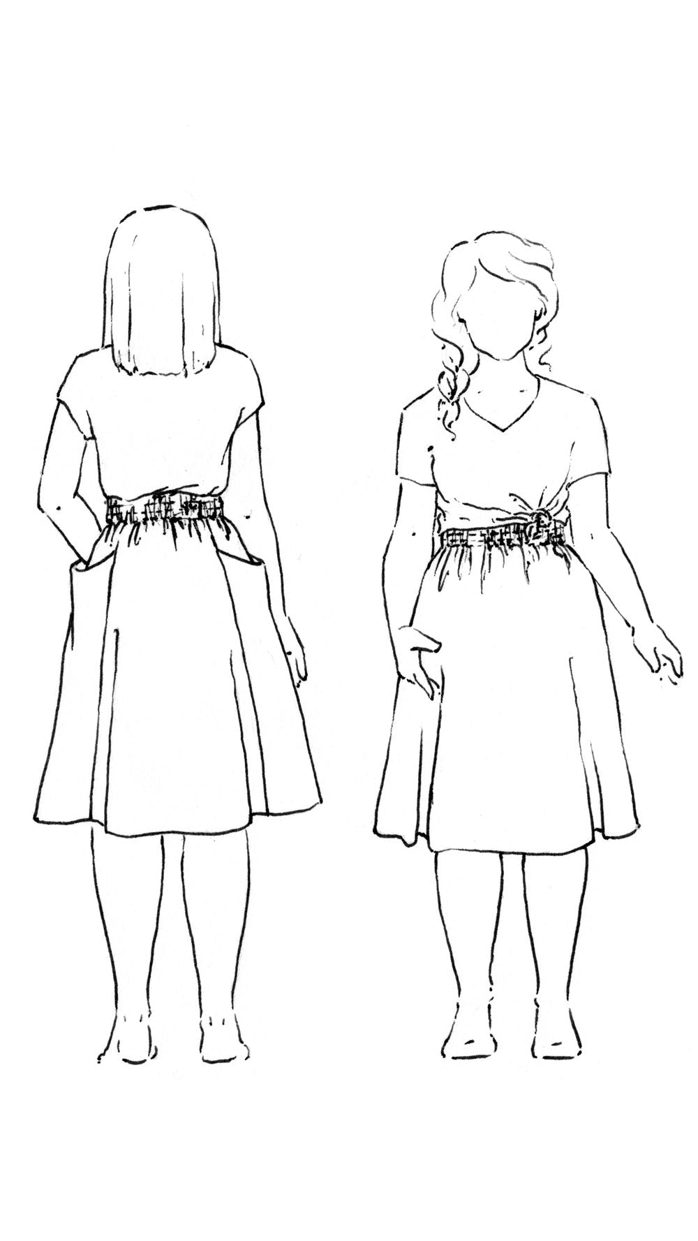 Gypsum Skirt Paper Pattern - Sew Liberated - Simplifi Fabric