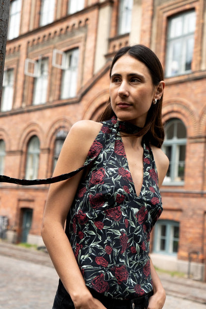 Halter Top - Paper Sewing Pattern - Puff And Pencil - Simplifi Fabric