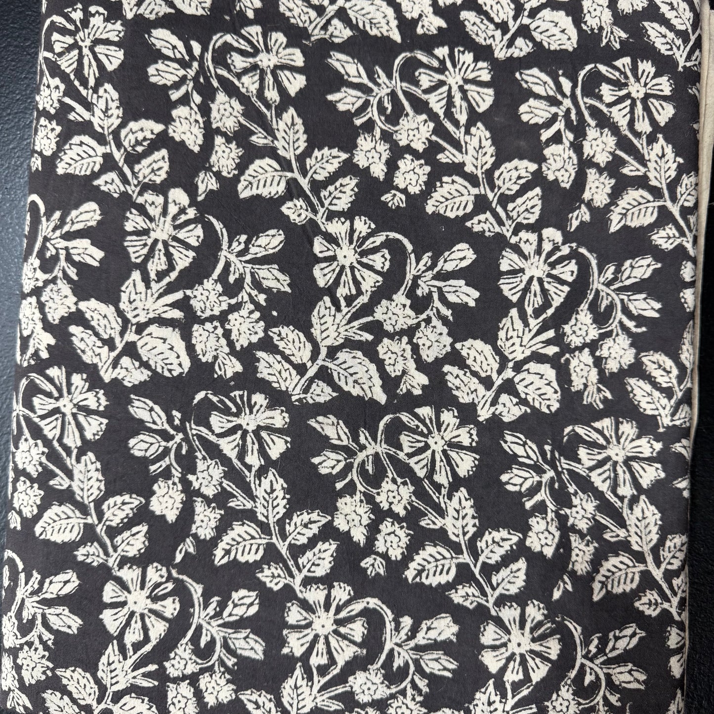 Wildwood Black  - Bagru Indian Cotton Block Print