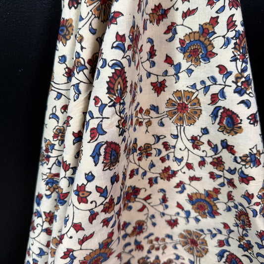 English Garden  - Bagru Indian Cotton Block Print