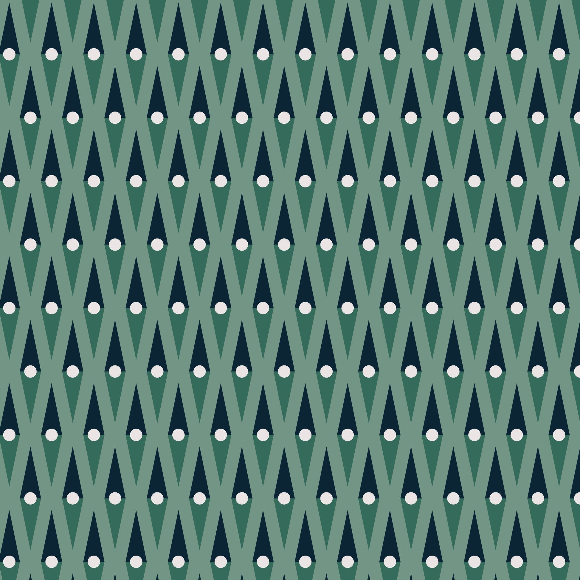 Head North - Green - Backwoods and Boots - Softly Studio - Cloud 9 Fabrics - Poplin - Simplifi Fabric