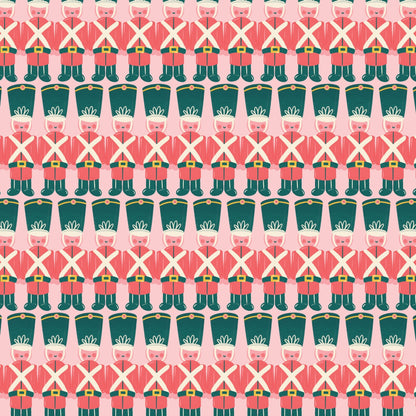 Heirloom Toy Soldiers - Bright Holiday - Charla Pettingill - Cloud 9 Fabrics - Poplin - Simplifi Fabric