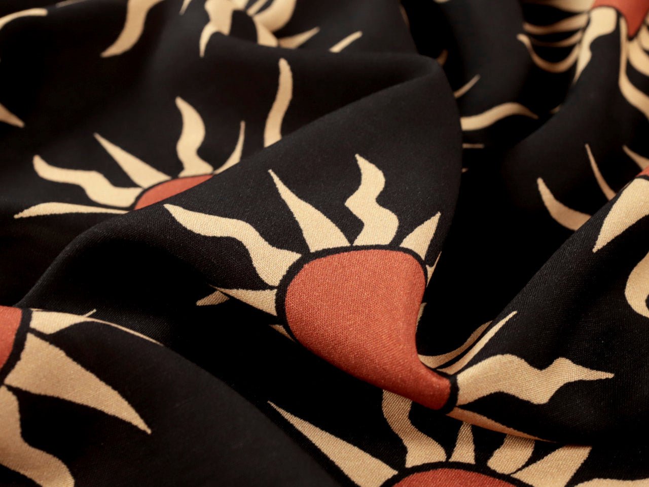 Helios Viscose & Linen - Black - Oeko - Tex 100 - Fabric Godmother - Simplifi Fabric