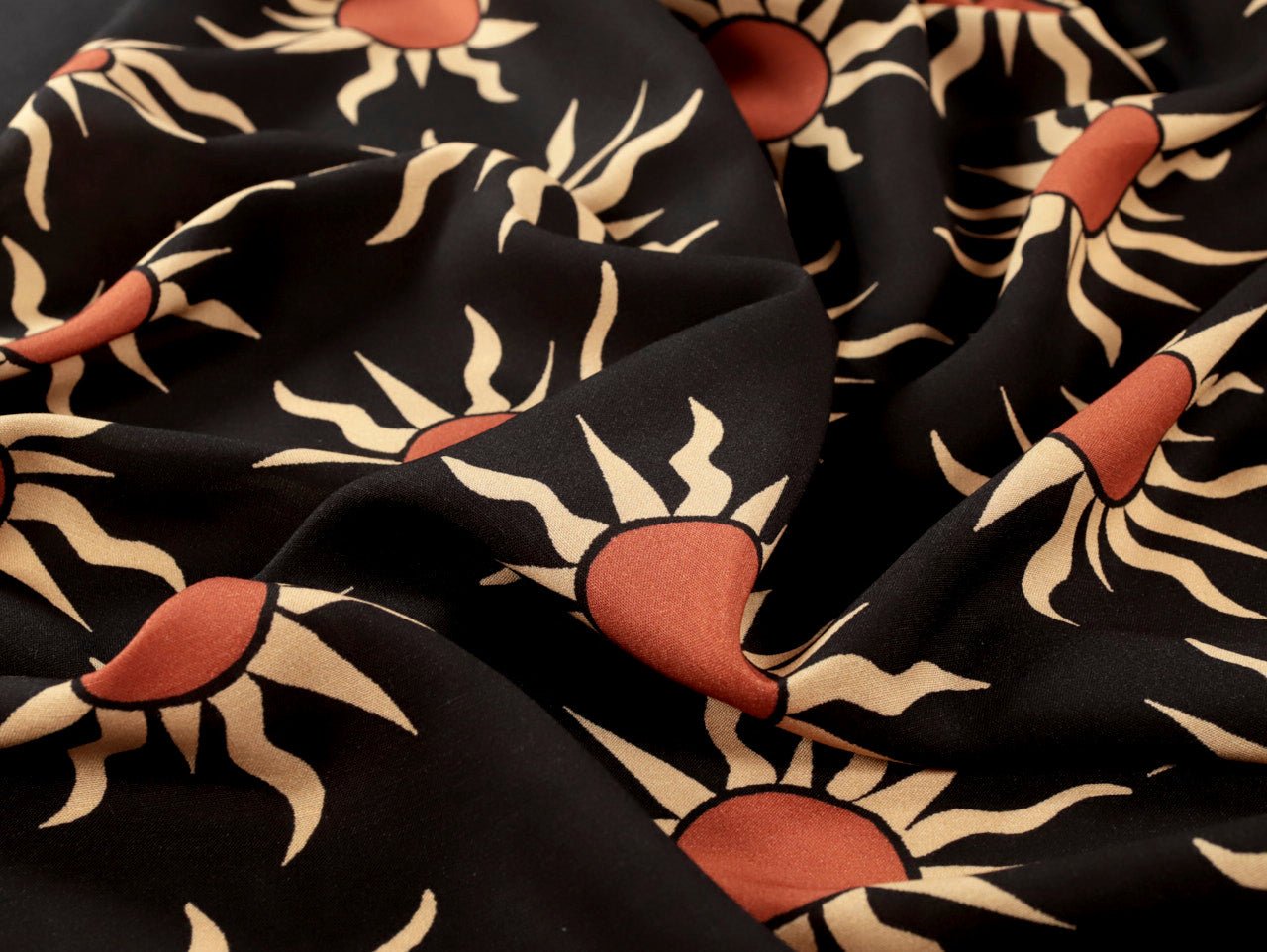 Helios Viscose & Linen - Black - Oeko - Tex 100 - Fabric Godmother - Simplifi Fabric