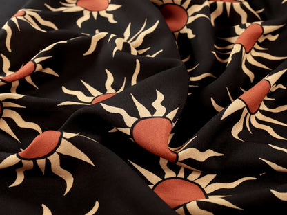 Helios Viscose & Linen - Black - Oeko - Tex 100 - Fabric Godmother - Simplifi Fabric