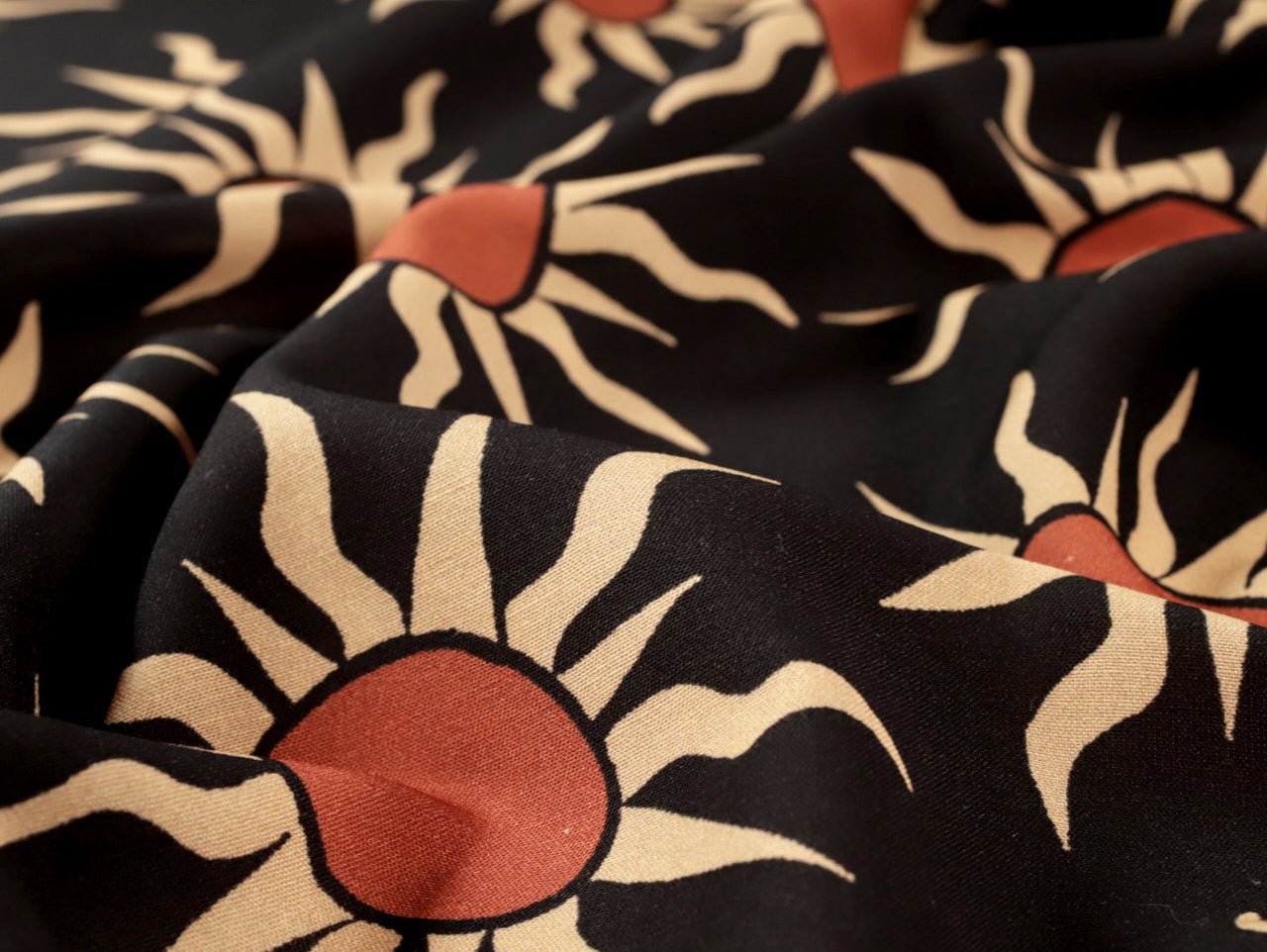 Helios Viscose & Linen - Black - Oeko - Tex 100 - Fabric Godmother - Simplifi Fabric