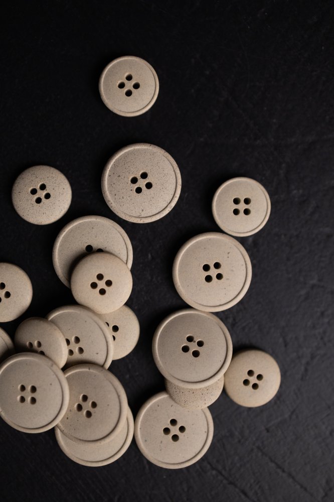 Hemp Button - Various Colors - European Import - Merchant & Mills - 15mm or 20mm - Simplifi Fabric