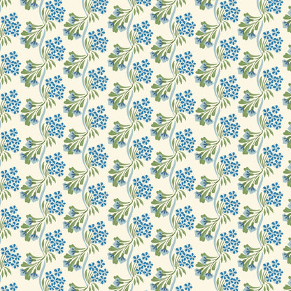 Heritage Garden - Blue - Summer Garden - House Of Haricot - Cloud 9 Fabrics - Poplin - Simplifi Fabric