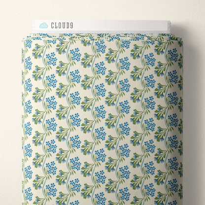 Heritage Garden - Blue - Summer Garden - House Of Haricot - Cloud 9 Fabrics - Poplin - Simplifi Fabric