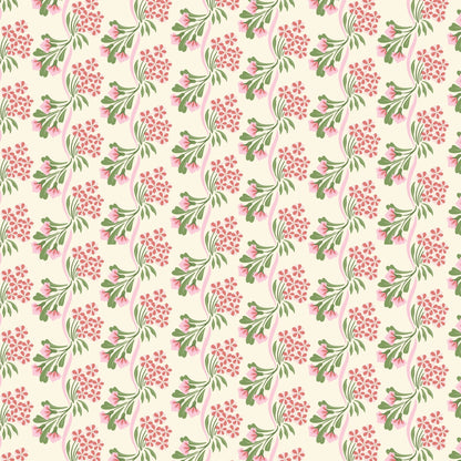 Heritage Garden - Red - Summer Garden - House Of Haricot - Cloud 9 Fabrics - Poplin - Simplifi Fabric