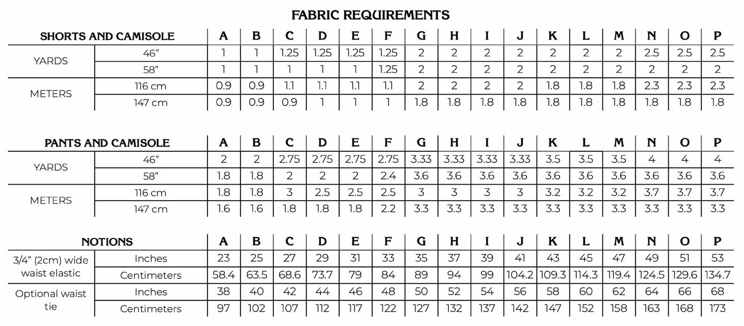 Honeygirl Lounge Set PDF Pattern - Paradise Patterns - Simplifi Fabric