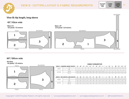 Honeygirl Tee PDF Pattern - Paradise Patterns - Simplifi Fabric