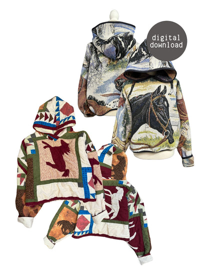 Hoodie - PDF Pattern - Hot Girl Quilting - Simplifi Fabric