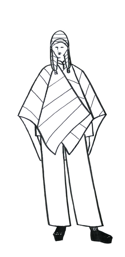 HUG Cape by Mila Moises PDF Sewing Pattern - TAUKO - Simplifi Fabric