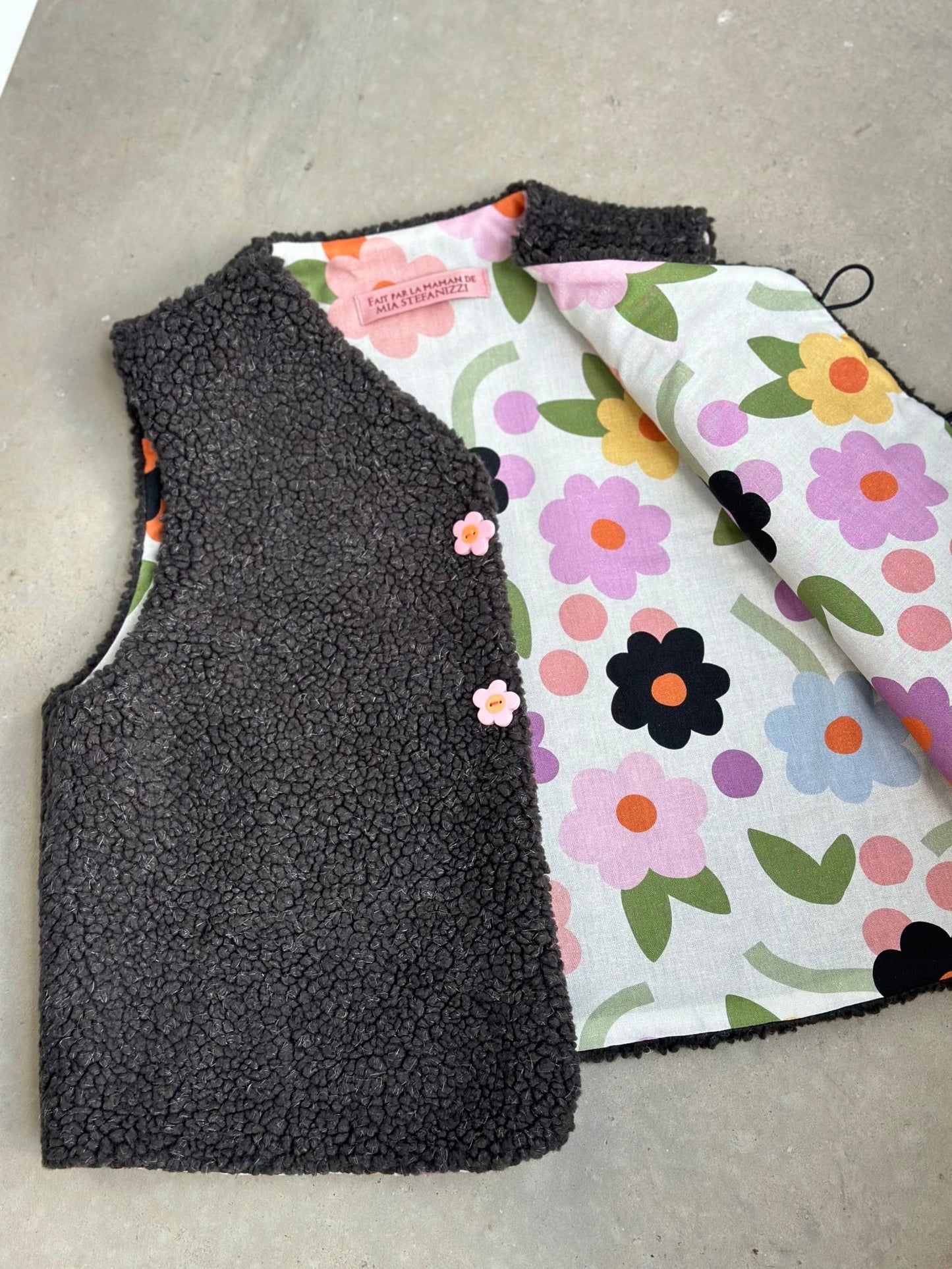 Japi Reversible Unisex Vest (18mo - 12yrs) PDF Sewing Pattern - Atelier Mimito - Simplifi Fabric