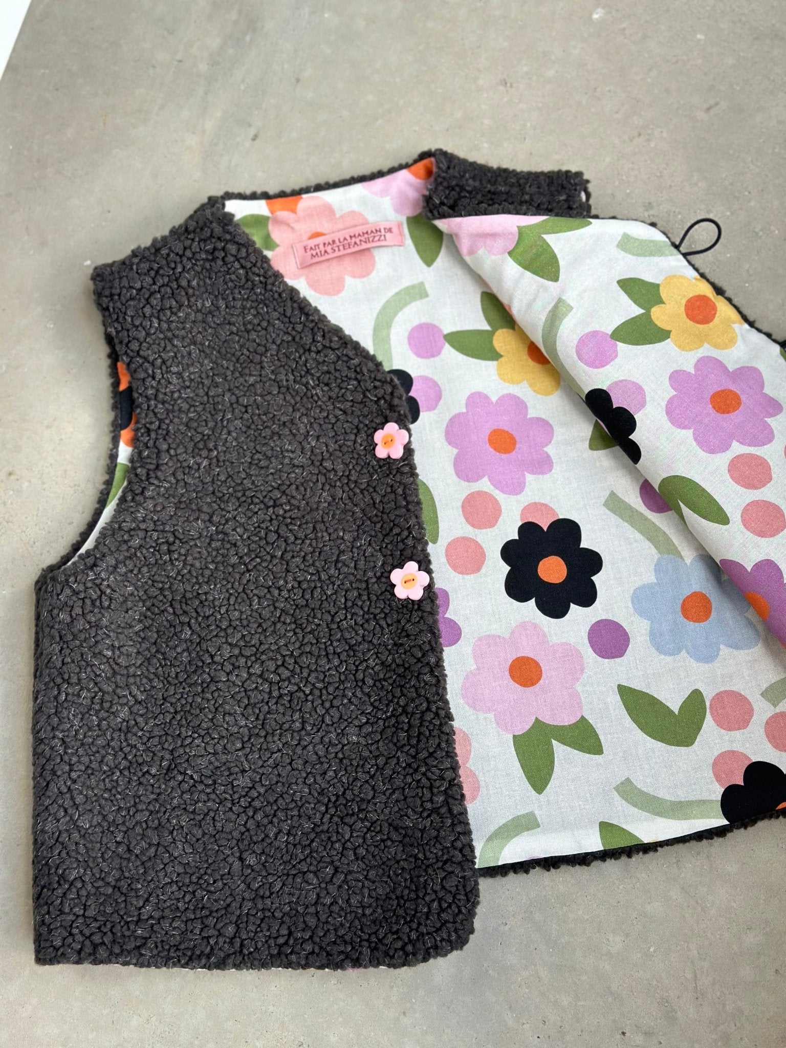 Japi Reversible Unisex Vest (18mo - 12yrs) PDF Sewing Pattern - Atelier Mimito - Simplifi Fabric
