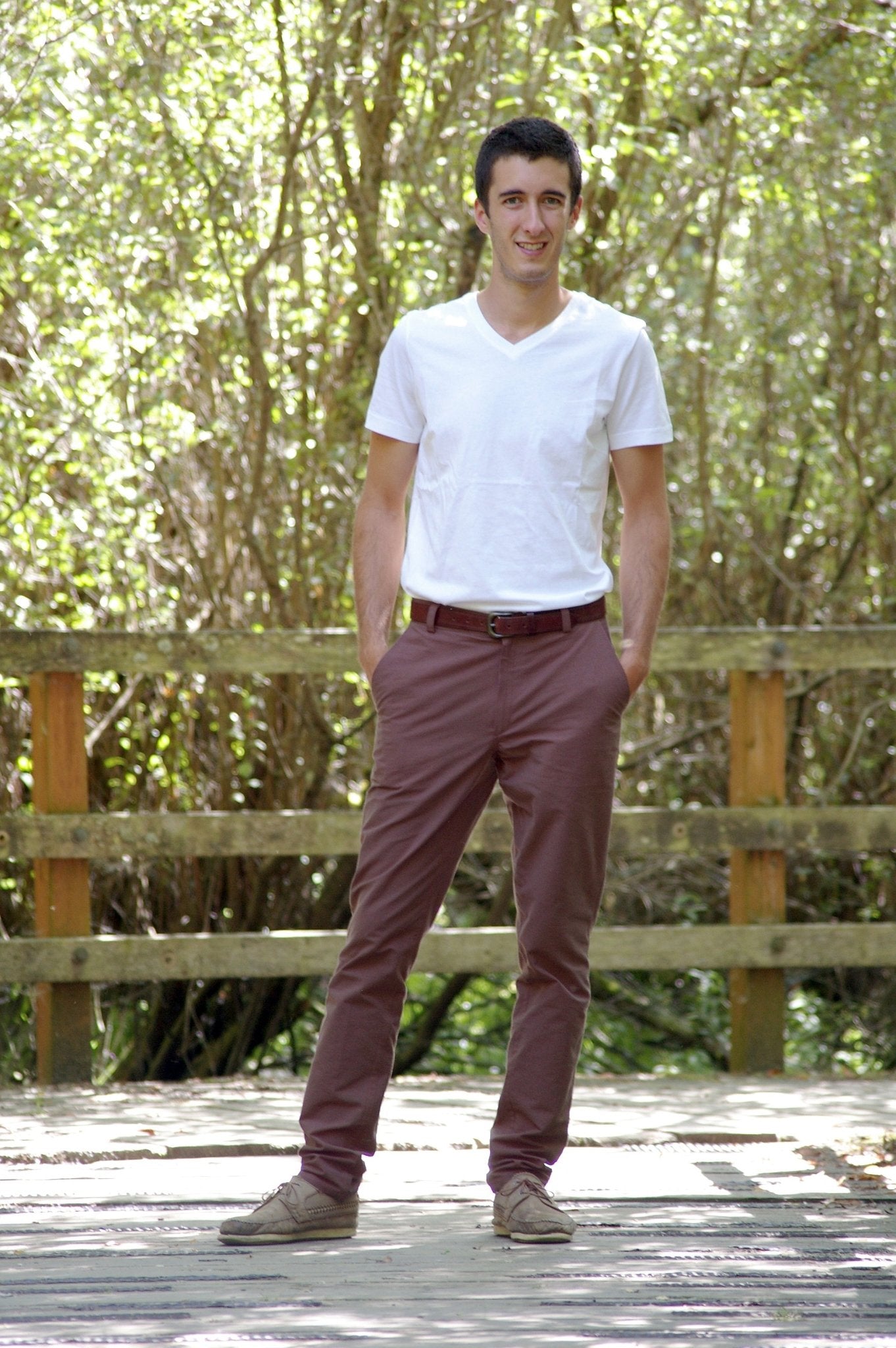 Jedidiah Pants Mens PDF Sewing Pattern - Thread Theory - Simplifi Fabric