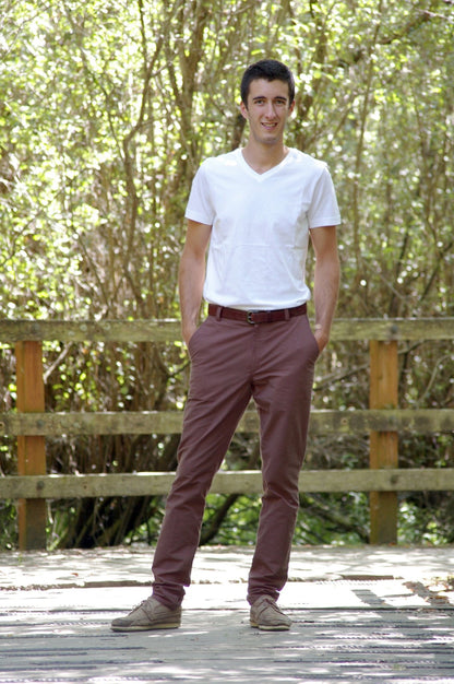 Jedidiah Pants Mens PDF Sewing Pattern - Thread Theory - Simplifi Fabric