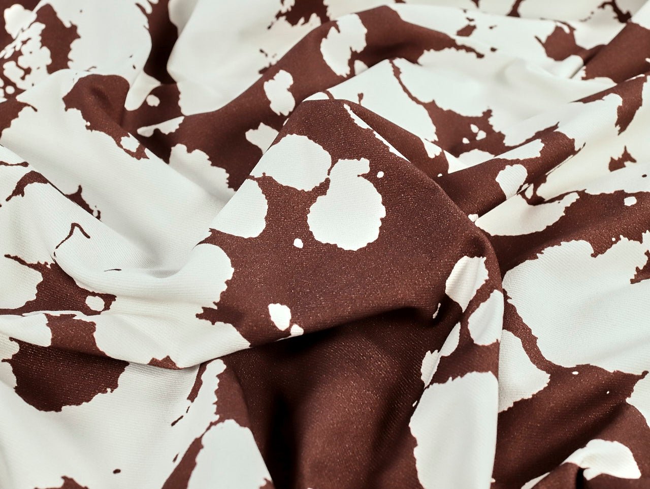 Jessie Cow Print Denim - Ivory - Oeko - Tex 100 - Fabric Godmother - Simplifi Fabric