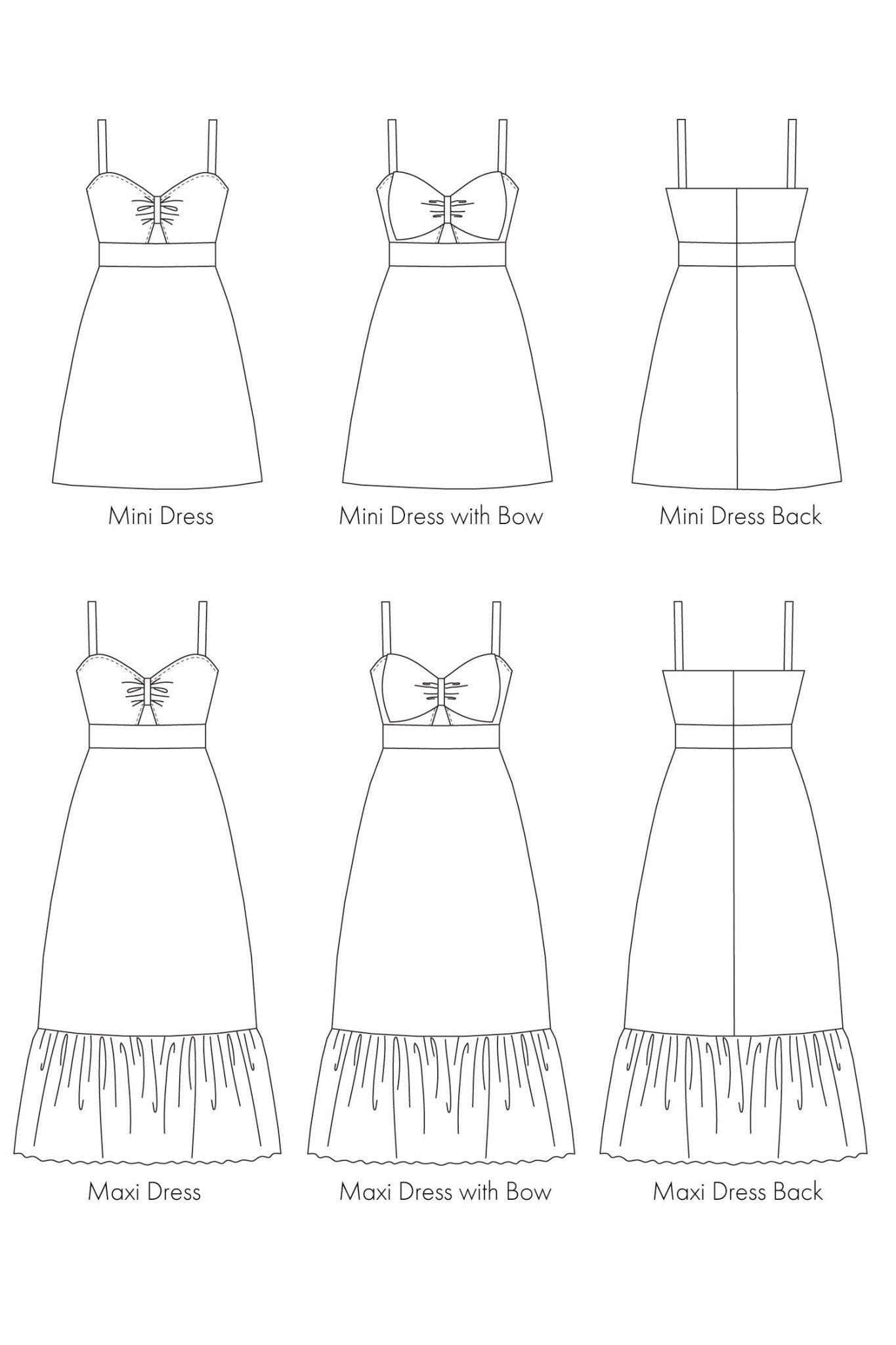 Joelle Dress PDF Pattern - Sew Love Patterns - Simplifi Fabric