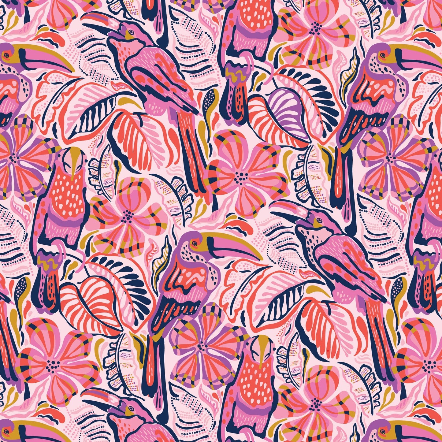 Jungle Dwellers - Wonder Jungle - Pip & Lo - Cloud 9 Fabrics - Poplin - Simplifi Fabric