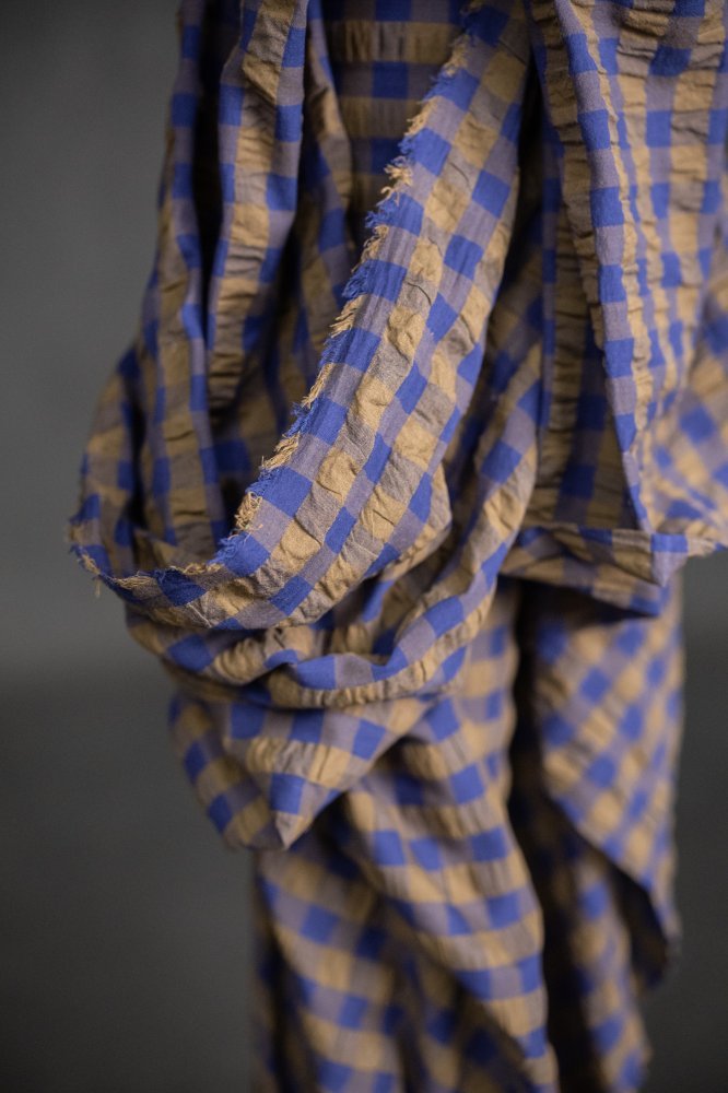 Jupiter Gingham Seersucker Indian Organic Cotton - Merchant & Mills - Simplifi Fabric