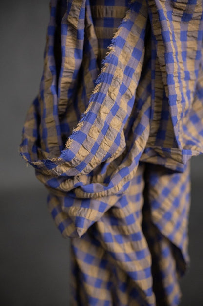 Jupiter Gingham Seersucker Indian Organic Cotton - Merchant & Mills - Simplifi Fabric