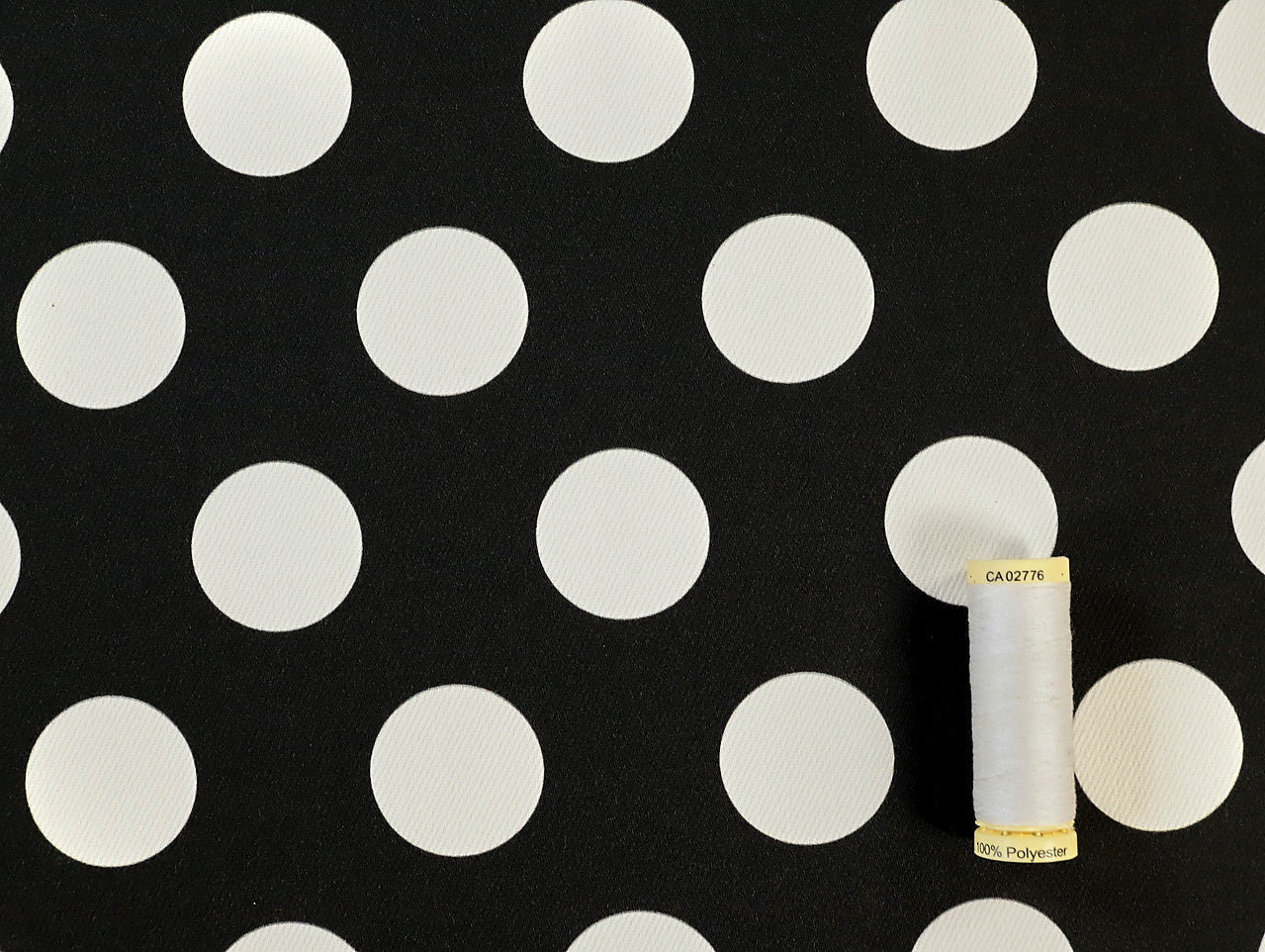 Kit Polka Dot Denim - Black - Oeko - Tex 100 - Fabric Godmother - Simplifi Fabric