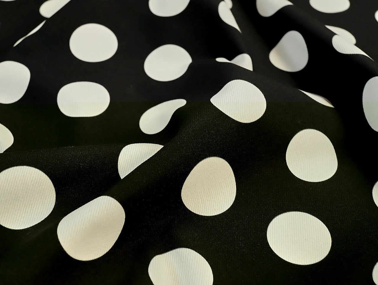 Kit Polka Dot Denim - Black - Oeko - Tex 100 - Fabric Godmother - Simplifi Fabric