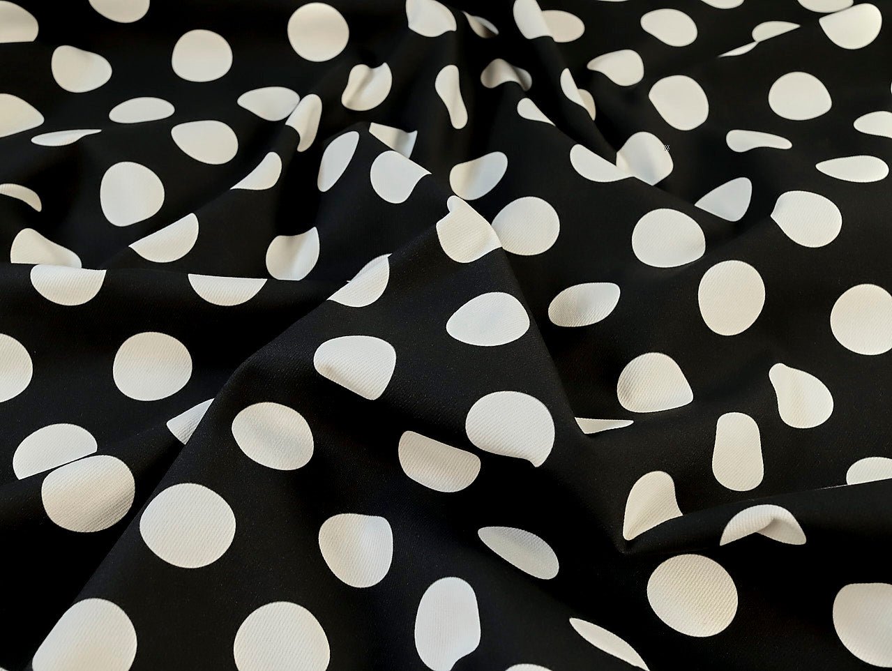 Kit Polka Dot Denim - Black - Oeko - Tex 100 - Fabric Godmother - Simplifi Fabric