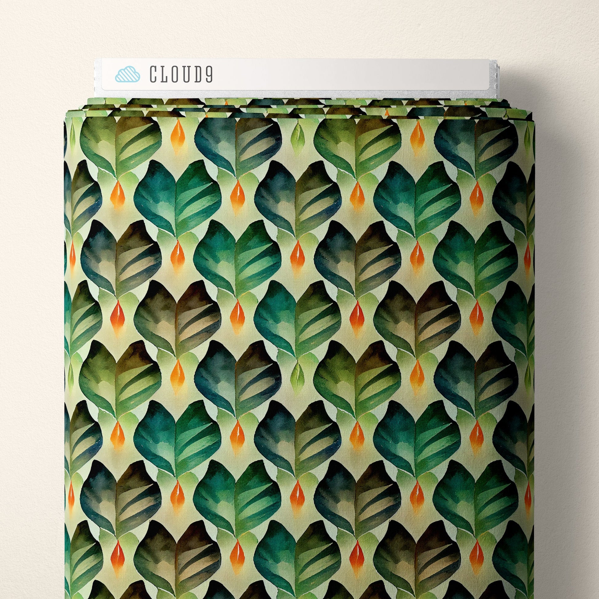 Lantern Leaves - Bali Dreams - Penn Gray Designs - Cloud 9 Fabrics - Poplin - Simplifi Fabric