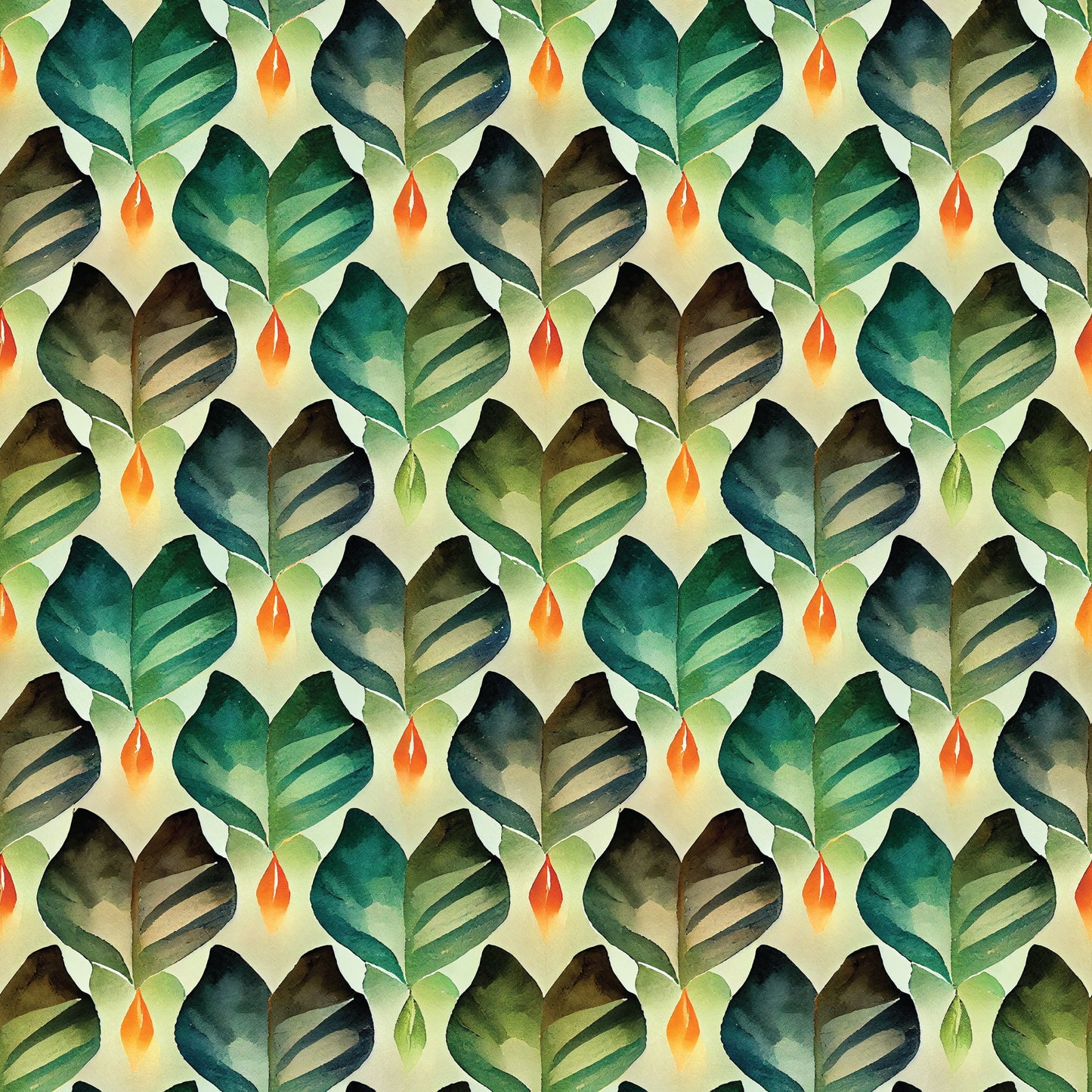Lantern Leaves - Bali Dreams - Penn Gray Designs - Cloud 9 Fabrics - Poplin - Simplifi Fabric