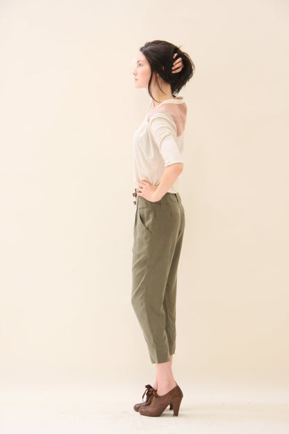 Lazo Trousers Womens PDF Sewing Pattern - Thread Theory - Simplifi Fabric