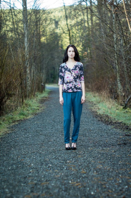 Lazo Trousers Womens PDF Sewing Pattern - Thread Theory - Simplifi Fabric