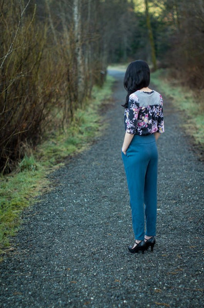 Lazo Trousers Womens PDF Sewing Pattern - Thread Theory - Simplifi Fabric